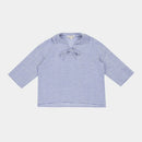 Blusa rayas azul alcachofa - Selección caramelo disponible en amaetc.com, concept store eco-friendly para niños
