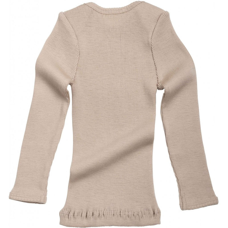 Camiseta Aspen de lana merino color arena - Selección Minimalisma disponible en amaetc.com, concept store ecológico para niños