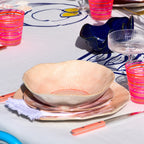 Assiette Creuse Onda - Corail Doré