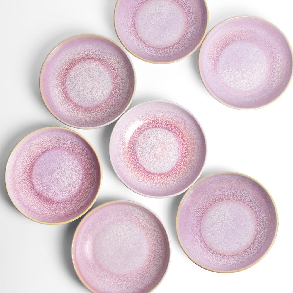 Plato hondo - Rosa Mineral