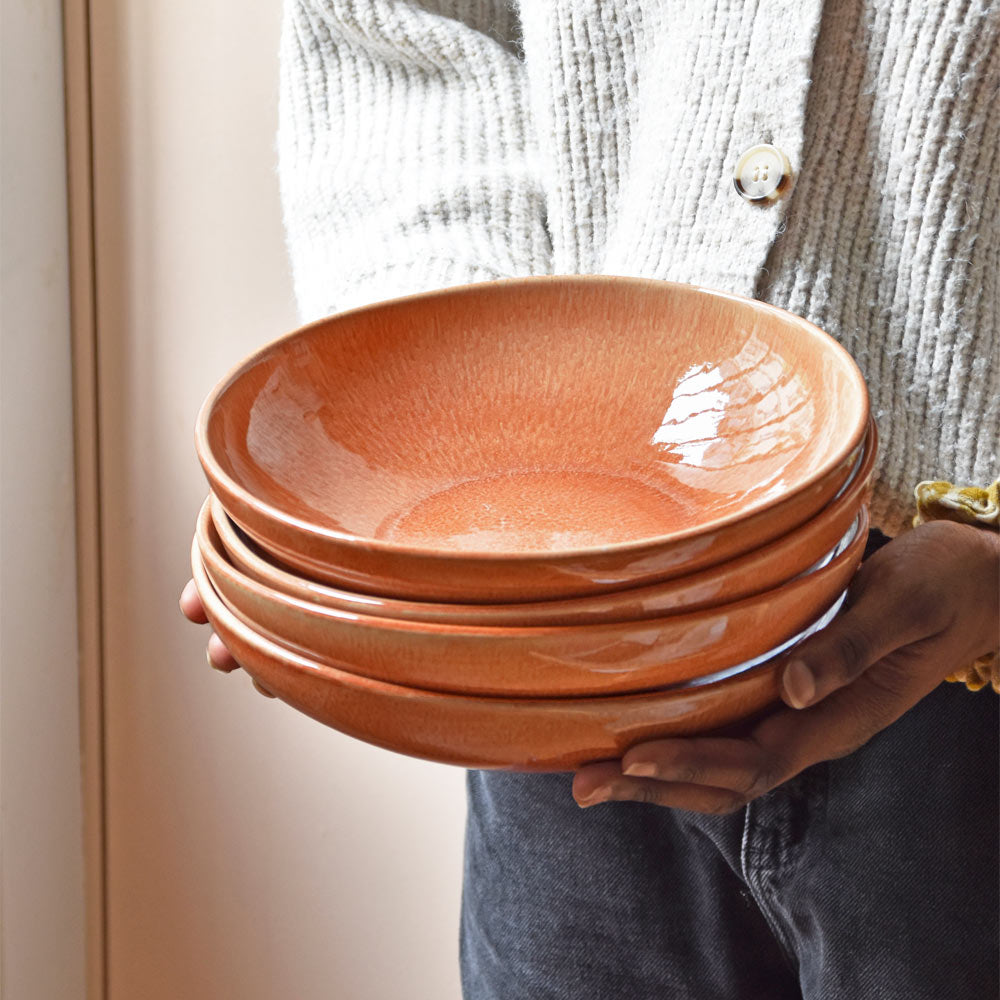 Assiette Creuse - Terracotta Sienna