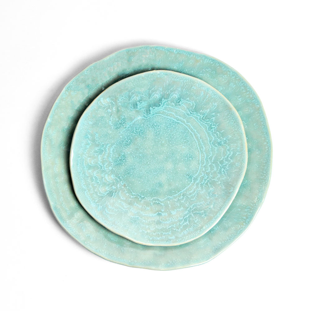 Plato Onda Pequeño | verde agua