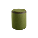 Star Seat Stool - Khaki Linen - Mayfair Piping