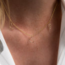 Bracelet lettre personnalisée bijou élégant femme fait main Paris