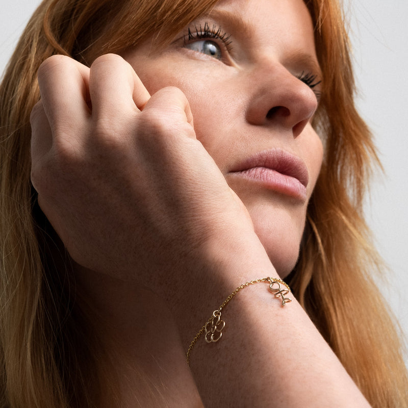 Bracelet raffiné anniversaire Atelier Paulin bijou personnalisé fait