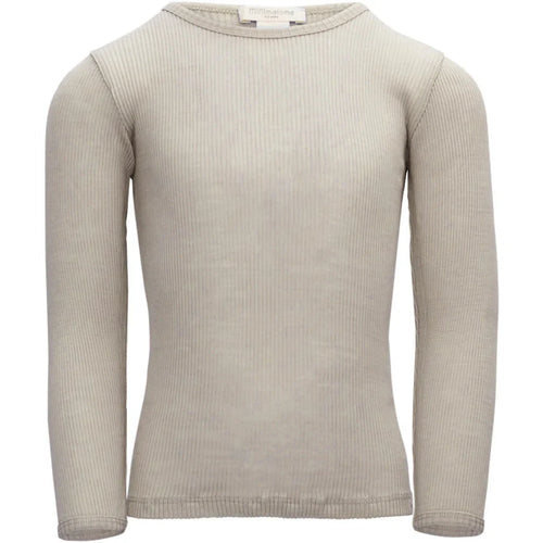 Minimalisma - Camiseta de lana merino Atlantic Winter Fog