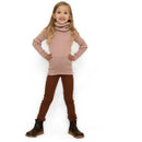 Camiseta Atlantic de lana merino rosa empolvado - Selección Minimalisma disponible en amaetc.com, concept store ecológico para niños