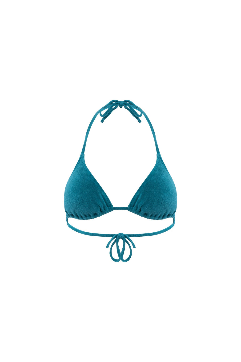 Attachante Triangle Éponge Bleu Canard