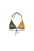 Attachante triangle satinado vert floresta