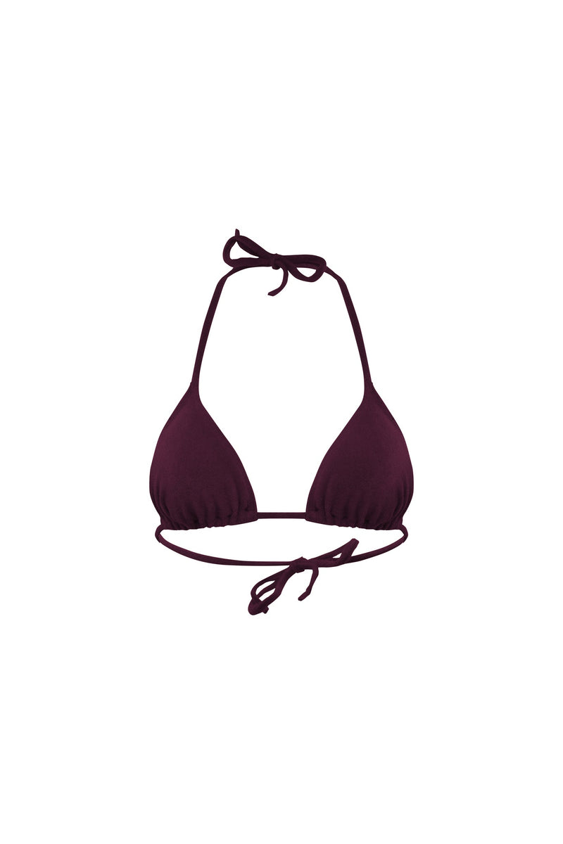Top de bikini Beleza Pura - Ciruela