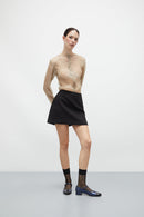 Mary Janes Lola - Cuir Métallisé Couleur Océan