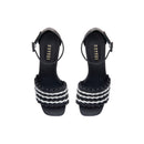 Aurnia Black Platform Ankle Sandal