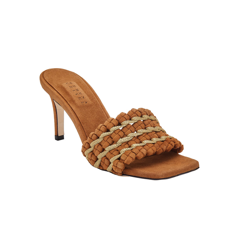 Aurnia Camello High-Heel Sandal