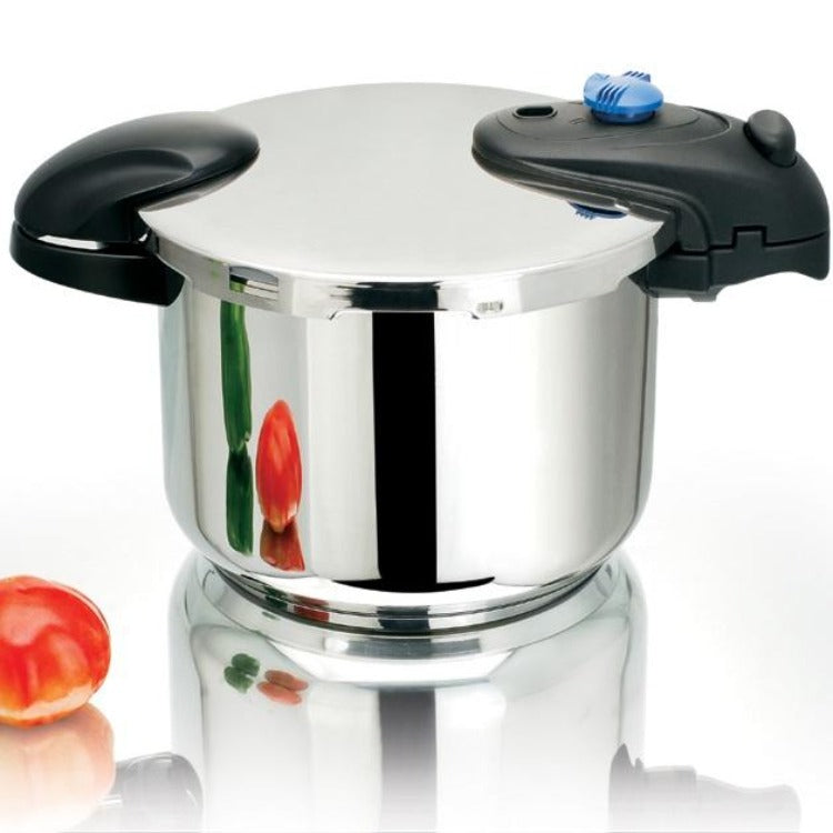 Autocuiseur cocotte minute à baïonnette Ø24cm 10L ILLICO en acier Inox avec panier cuisson - REDDECO.com