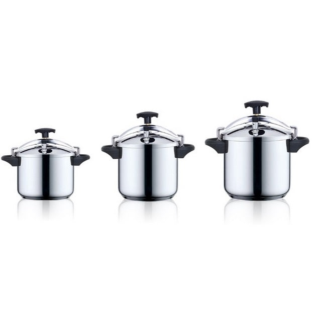 Olla a presión Ø22cm 6L CLASSIQUE en acero inoxidable con cesta de cocción - REDDECO.com