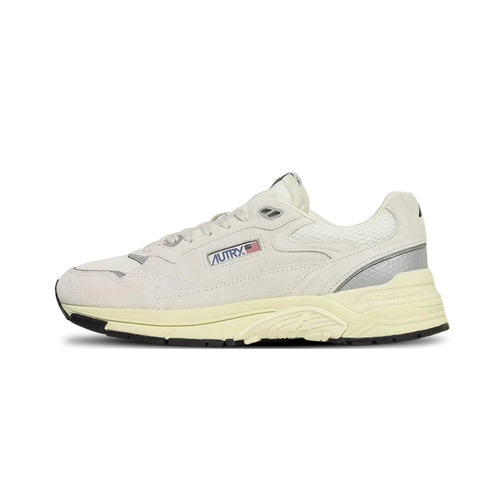Hyperway Low Man Suede Mesh White Silver
