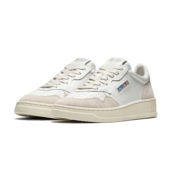 Medalist Leather Suede Low White