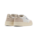 Sneakers Medalist Piel Ante Bajas Blanco Beige - Blanco / Beige