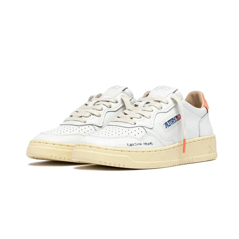 Medalist Low Leather Dream White Peach Pink