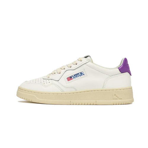 Zapatillas Medalist Low De Piel White Dewberry - Blanco / Mulberry