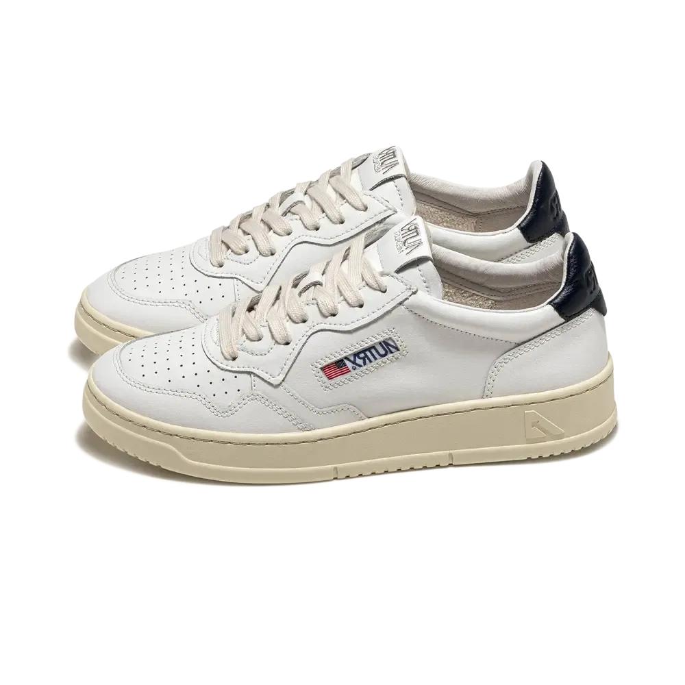 Medalist Low Leather Leather White Space