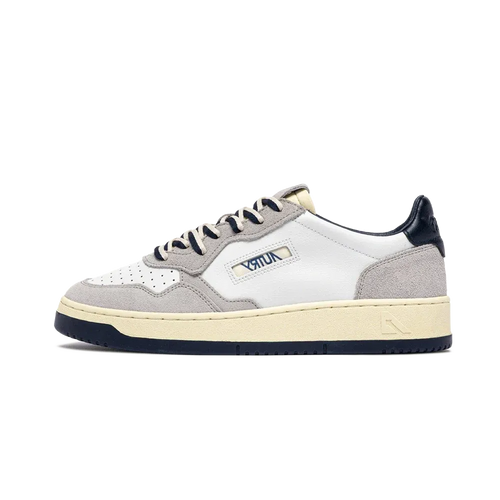 Zapatillas Medalist Low Leather Suede Space White Vapor - Gris espacial / Blanco vapor