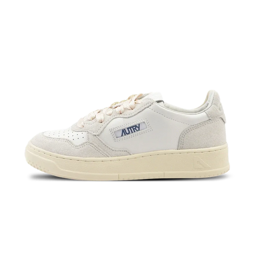 Zapatillas Medalist Low Mujer Piel Estrellas Blanco - Blanco