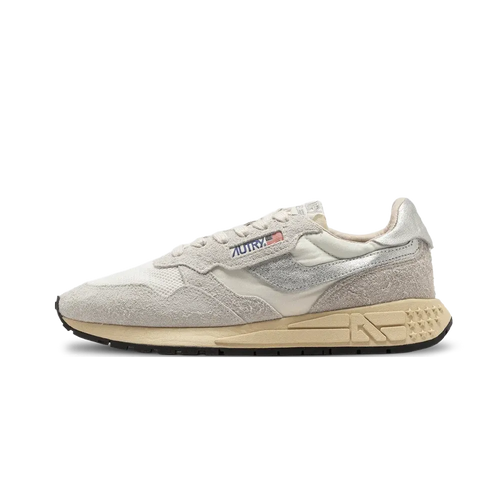 Zapatillas Reelwind Low Wom Suedenil Net White Silver - Blanco / Plata