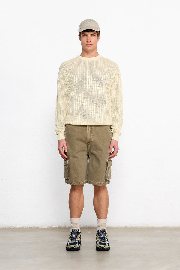 Khaki Cargo Shorts
