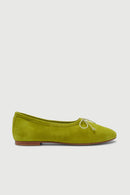 Ballerines Ava - Daim Vert Citron
