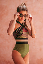 Maillot Une-Pièce Croisé