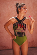 Maillot Une-Pièce Croisé