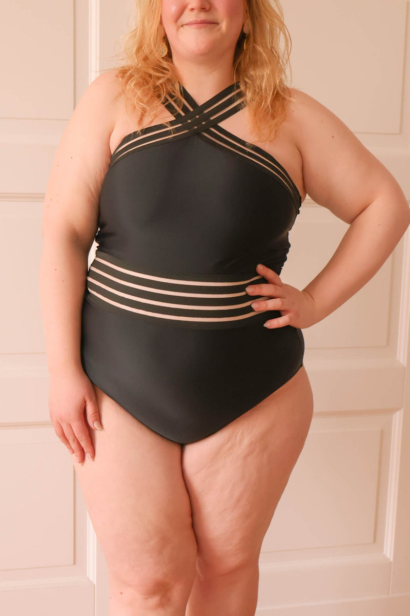 Maillot De Bain Une Pièce - Noir