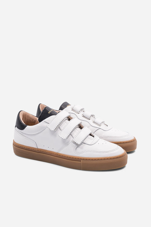 B0 Velcro - White / Black - Femme