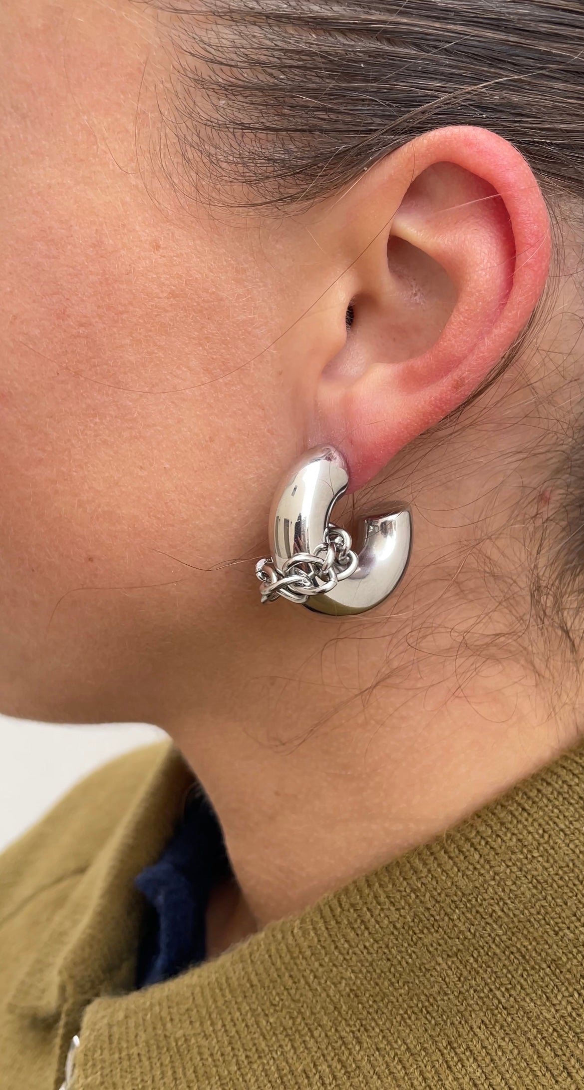 Oversized Couture Hoop Earrings