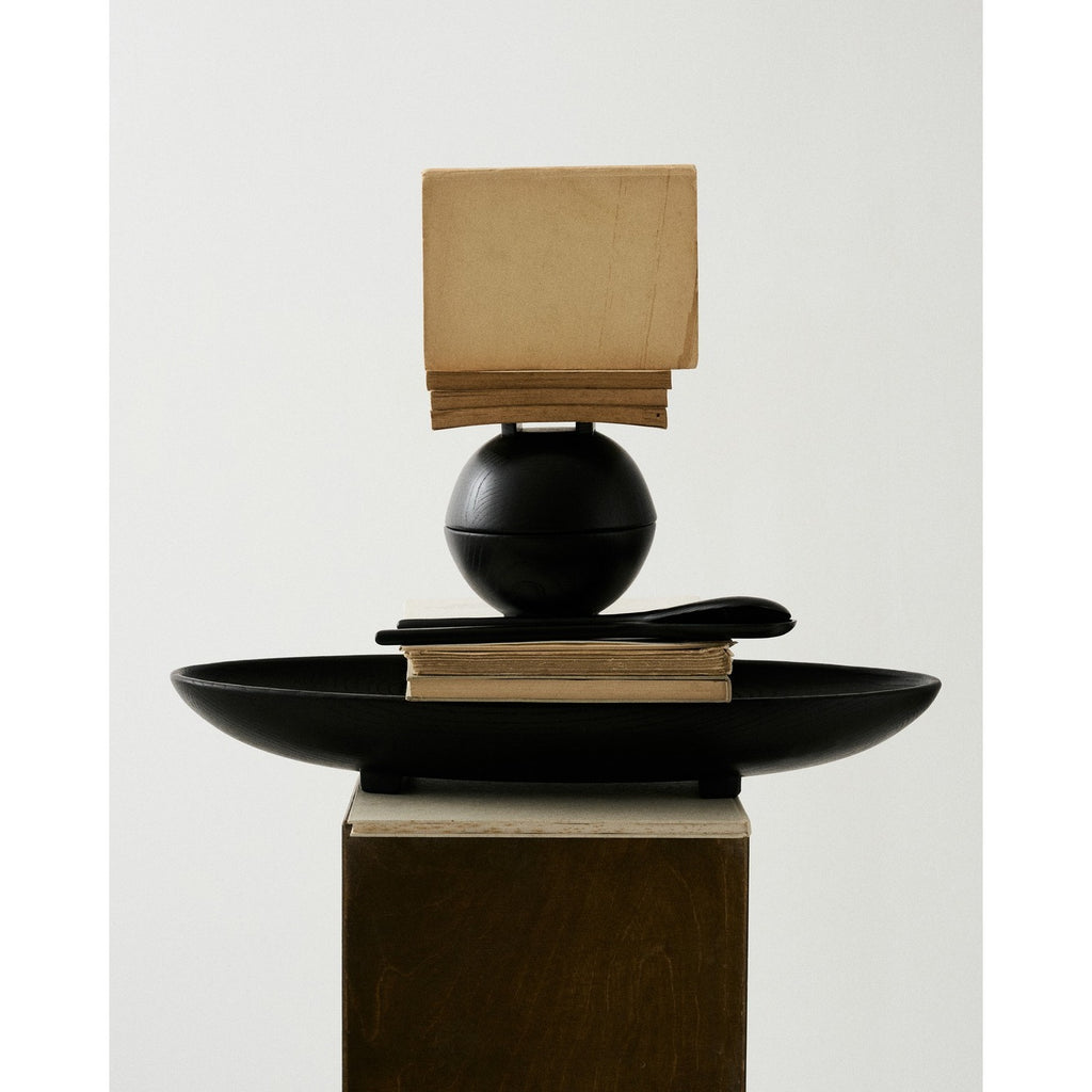 Out Of Lines Kitchen & Table - Bol - L - Frêne Carbonisé - Noir