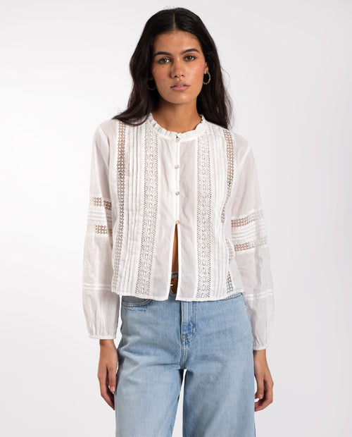 Blusa Chasing Moments - Blanco