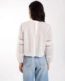Blouse Chasing Moments - Blanc