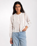 Blouse Chasing Moments - Blanc