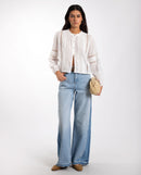 Blouse Chasing Moments - Blanc
