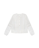 Blouse Chasing Moments - Blanc