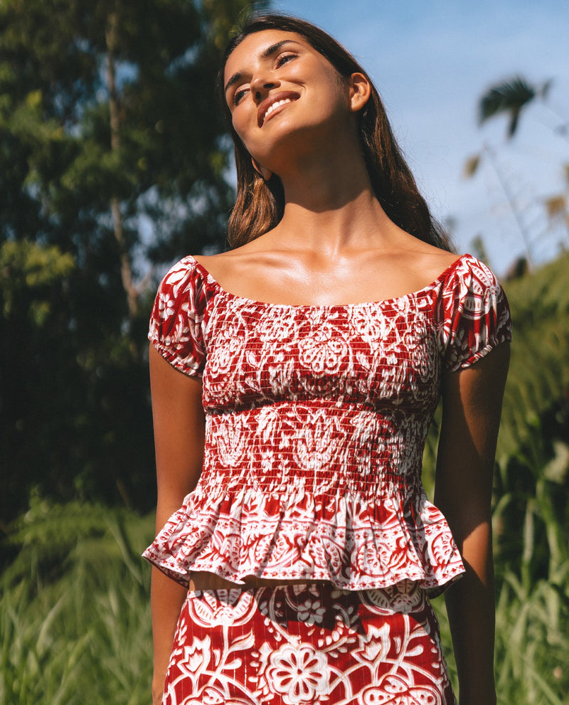 Blouse Sunkissed Days - Imprimé