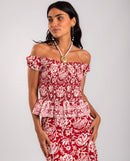 Blouse Sunkissed Days - Imprimé