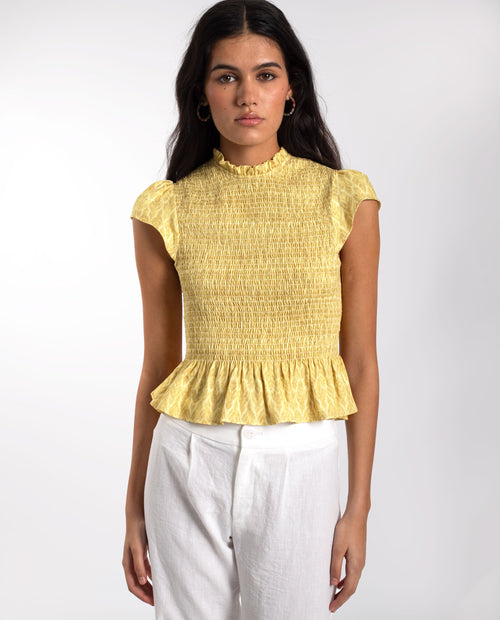 Blusa Blessed With Sun - Amarillo