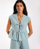 Blouse Sunny Hunny - Menthe