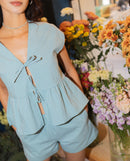 Blouse Sunny Hunny - Menthe