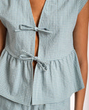 Blouse Sunny Hunny - Menthe