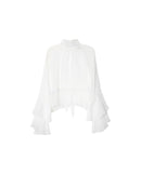 Blouse Romance Club - Blanc