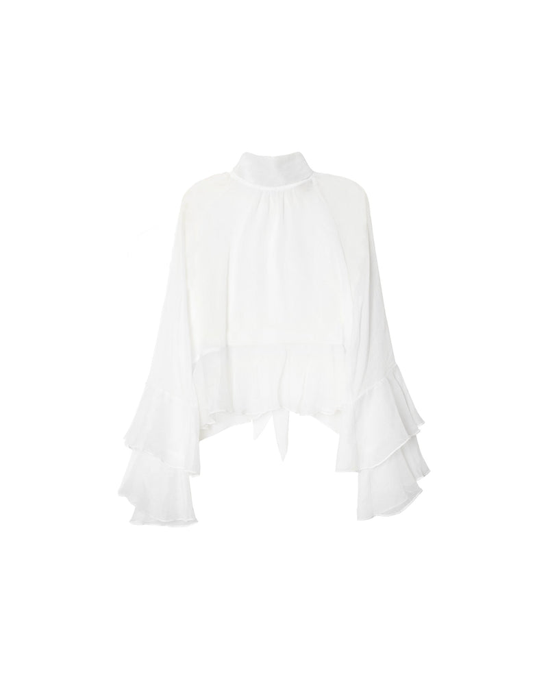Blouse Romance Club - Blanc