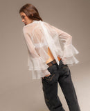Blouse Romance Club - Blanc